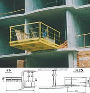 Выносная площадка 1875  (на перекрытие)
