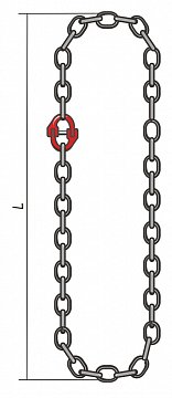 Строп цепной кольцевой (8 класс прочности)
